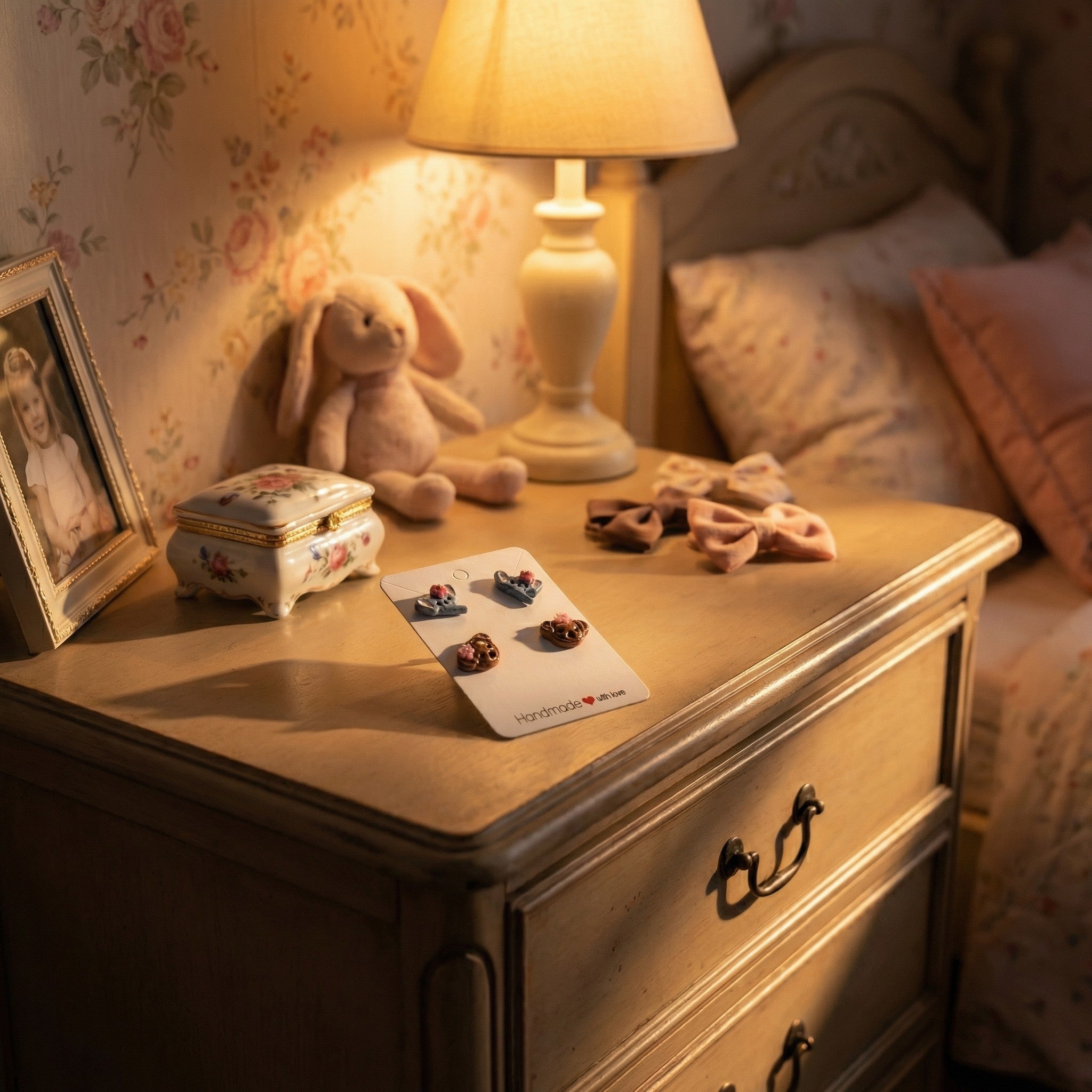 Elephant and Monkey Stud Earrings SA15