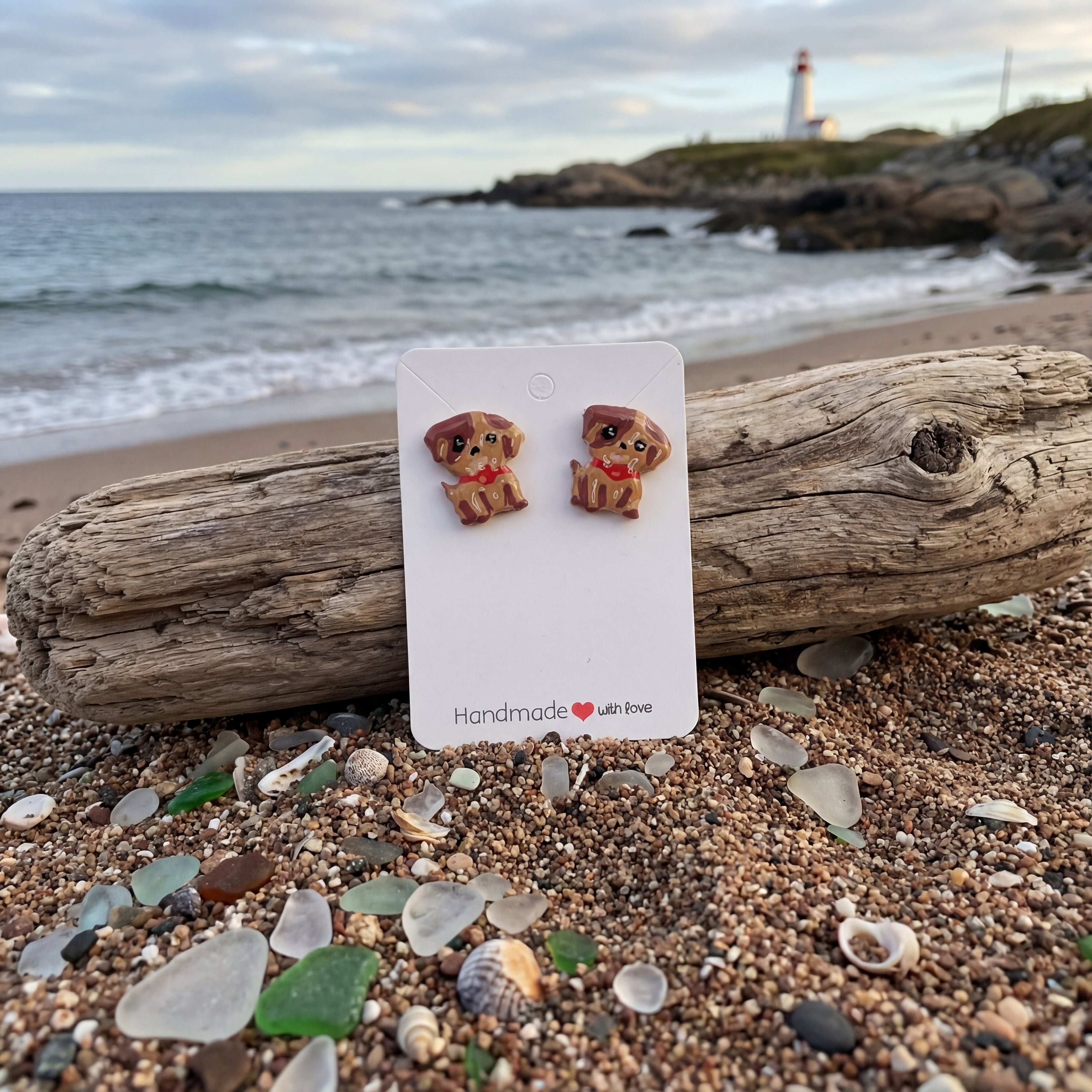 Farm Animal Dog Stud Earrings SA8