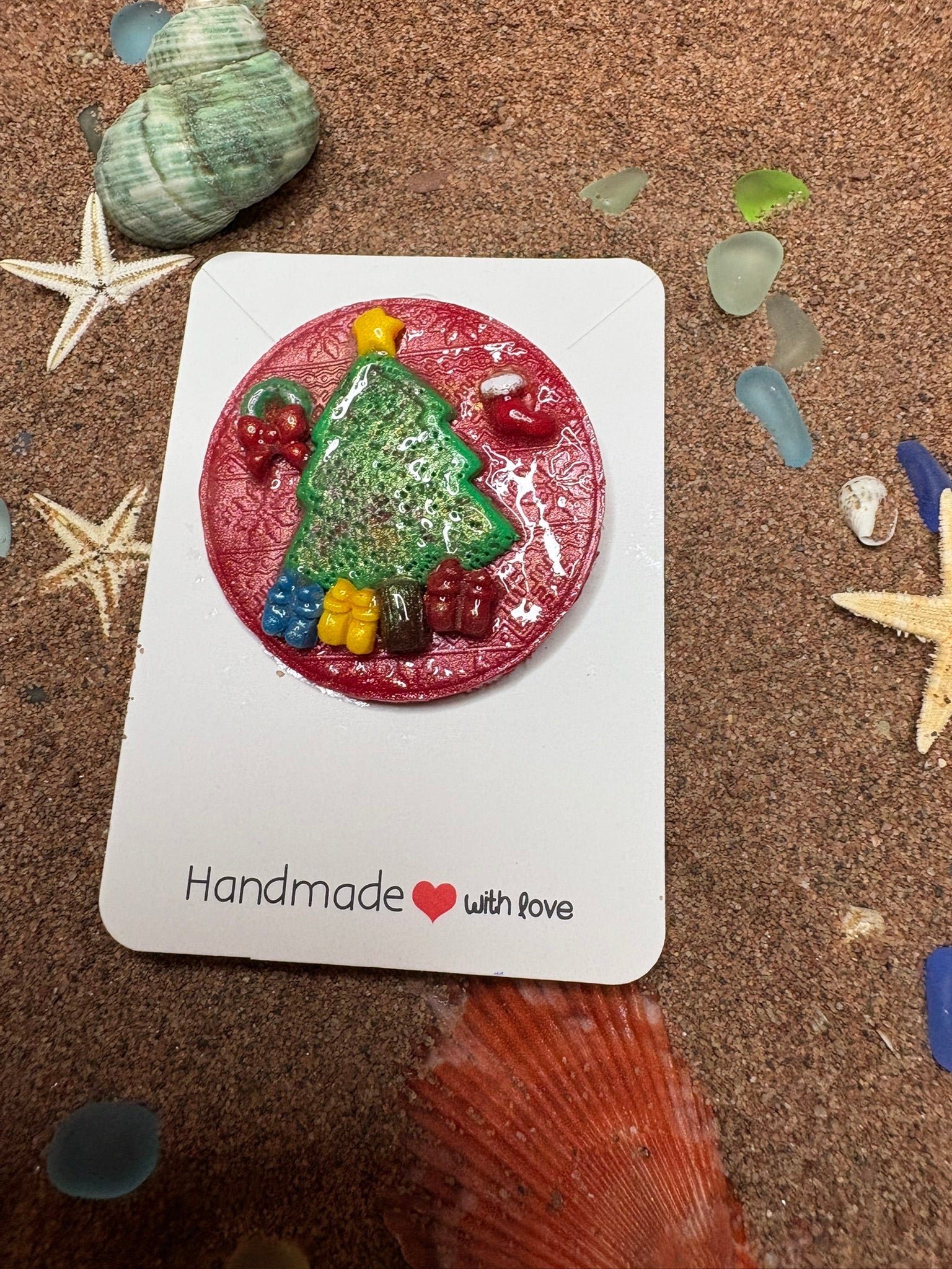 Christmas Tree Brooch - SBR4