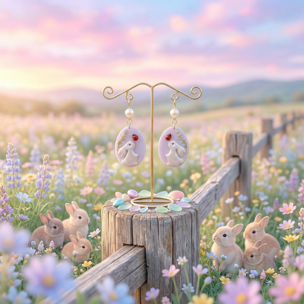 Easter Bunny and Lady Bug SE-1