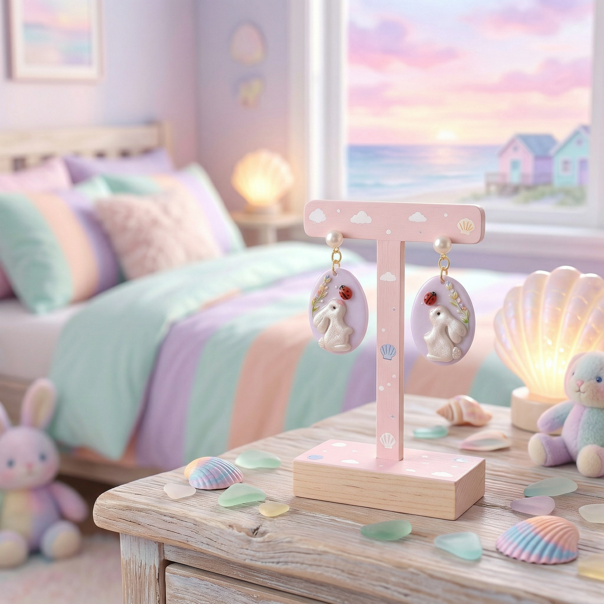 Easter Bunny and Lady Bug SE-1