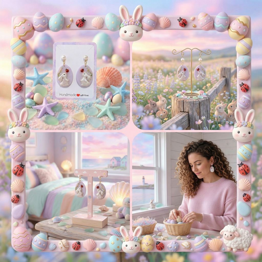 Easter Bunny and Lady Bug SE-1