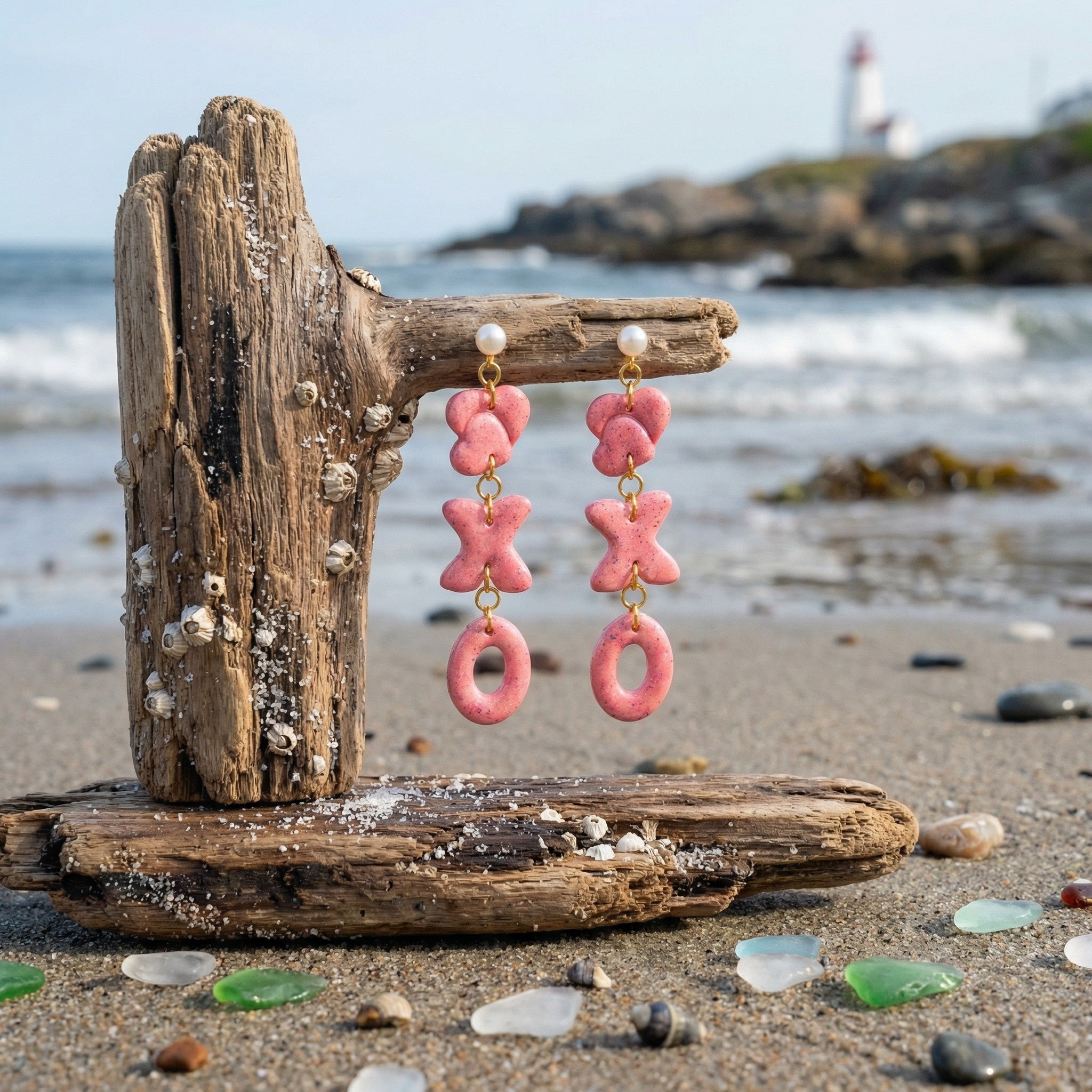 Hearts, X's, and O's Drop Earrings SV14