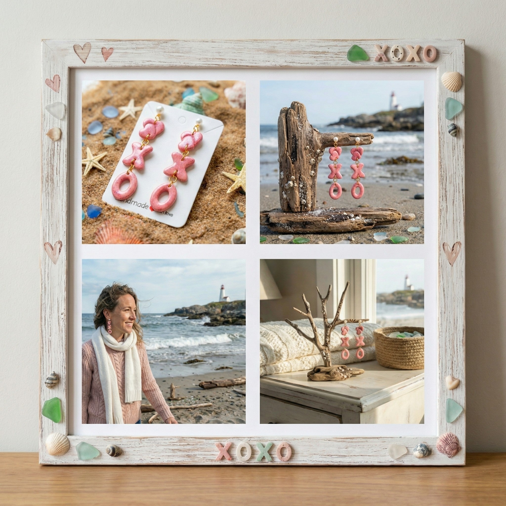 Hearts, X's, and O's Drop Earrings SV14