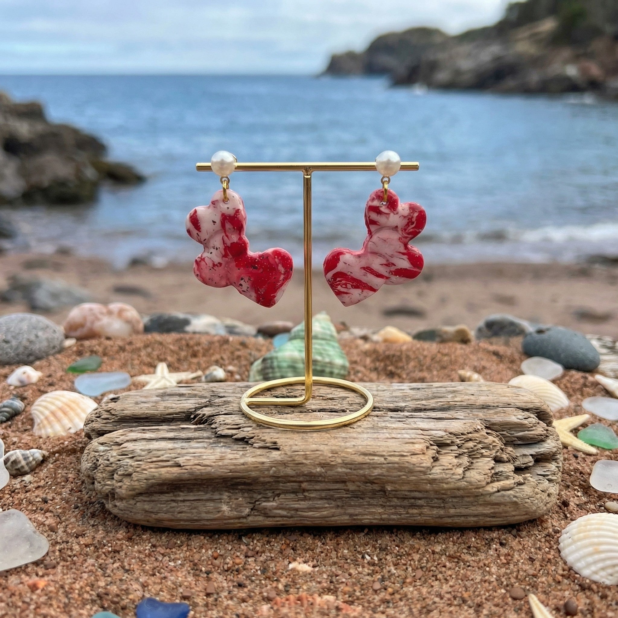 Hearts of Love Drop Earrings SV15