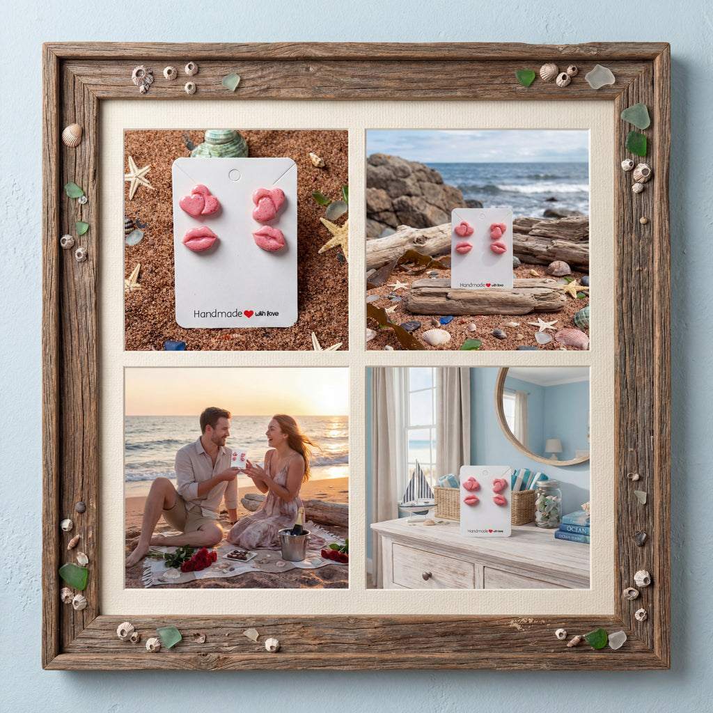 Hearts and Kisses Studs SV4
